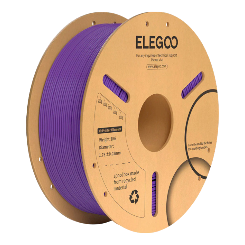 Філамент (пластик) для 3D принтера ELEGOO PLA Plus 1кг, 1.75мм, фіолетовий (50.203.0234)